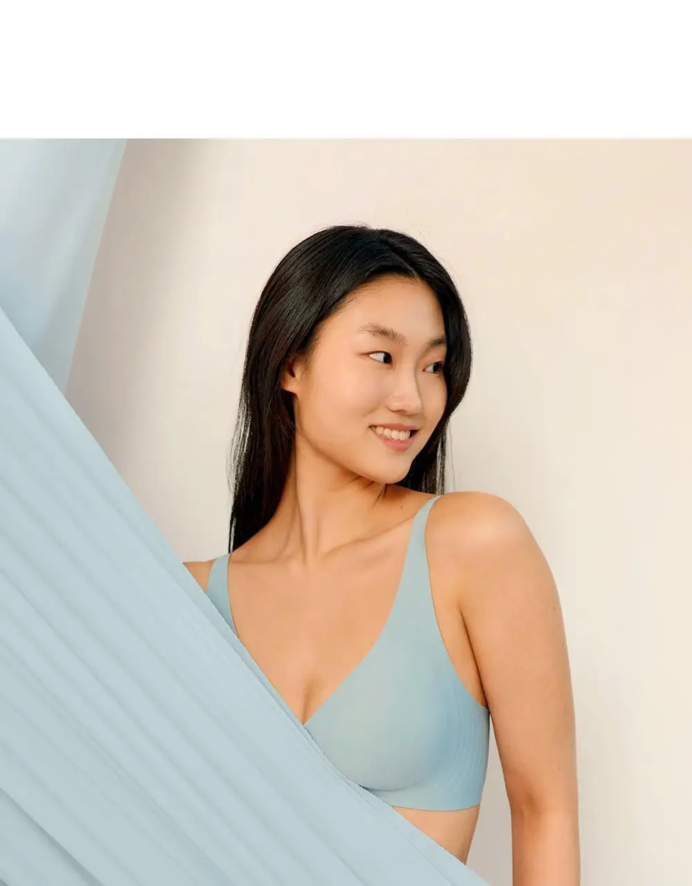 [류혜영 PICK] 마른파이브 쉬어 브라 커브넥 텐션윙 4colors (S~XXL) 상세페이지 22